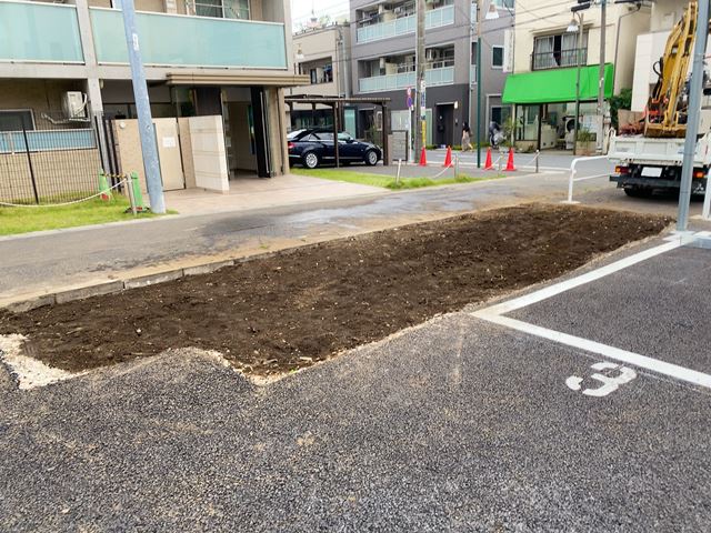 東京都目黒区原町の鳥居・祠撤去工事後の様子です。